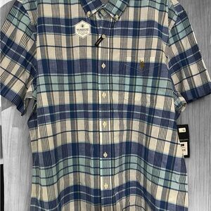 U.S. Polo Assn. Blue Casual Button Down Shirt